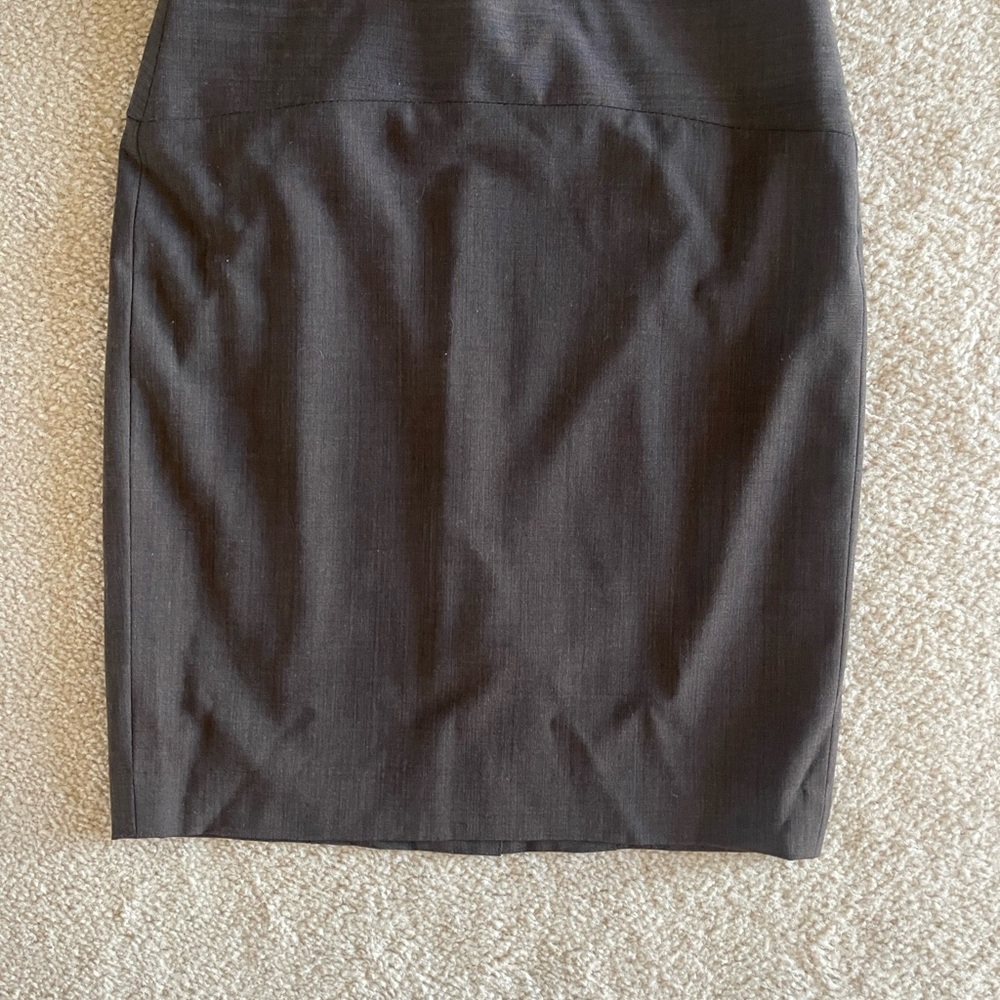 The Limited Dark Brown Pencil Skirt